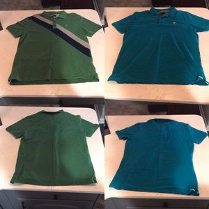 Banana Republic Polos (2)- Darker Teal & Green